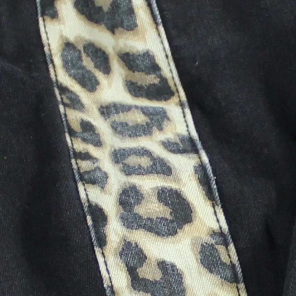 Judy Blue Tuxedo Black Leopard Stripe Skinny Jeans Size 5/27